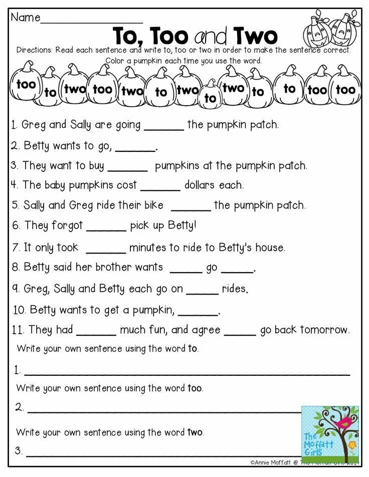 Writing tasks for students