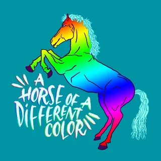 Dribbble - 825-HorseofaDiffCol.jpg by Josh LaFayette