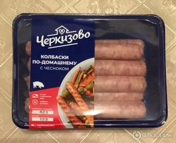 Колбаски с чесноком черкизово