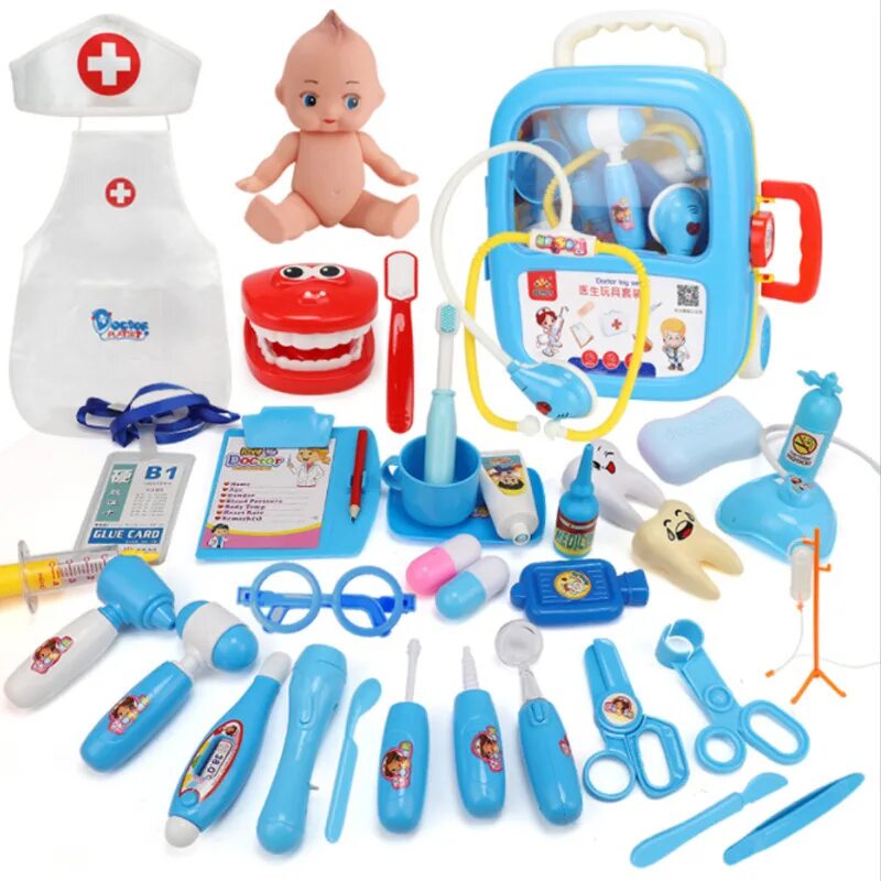 Игрушки для ролевых игр. Набор доктора medical set. Докторский набор для детей. Игрушка врач. Doctor playset набор.