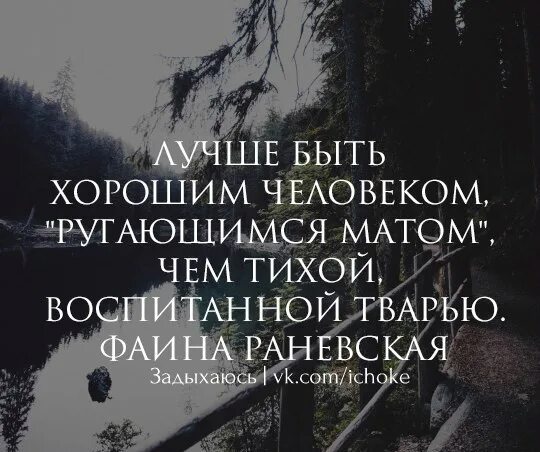 Лучше ругаться матом чем быть тихой воспитанной. Цитаты про молчаливых людей. Лучше хороший человек ругающийся матом чем Тихая воспитанная. Тихой воспитанной тварью. Лучше быть ...... Чем быть тихой воспитанной тварью.