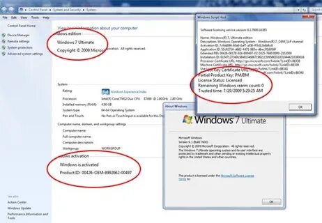 Windows 7 цифровые подписи