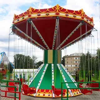 Виды каруселей в парке аттракционов