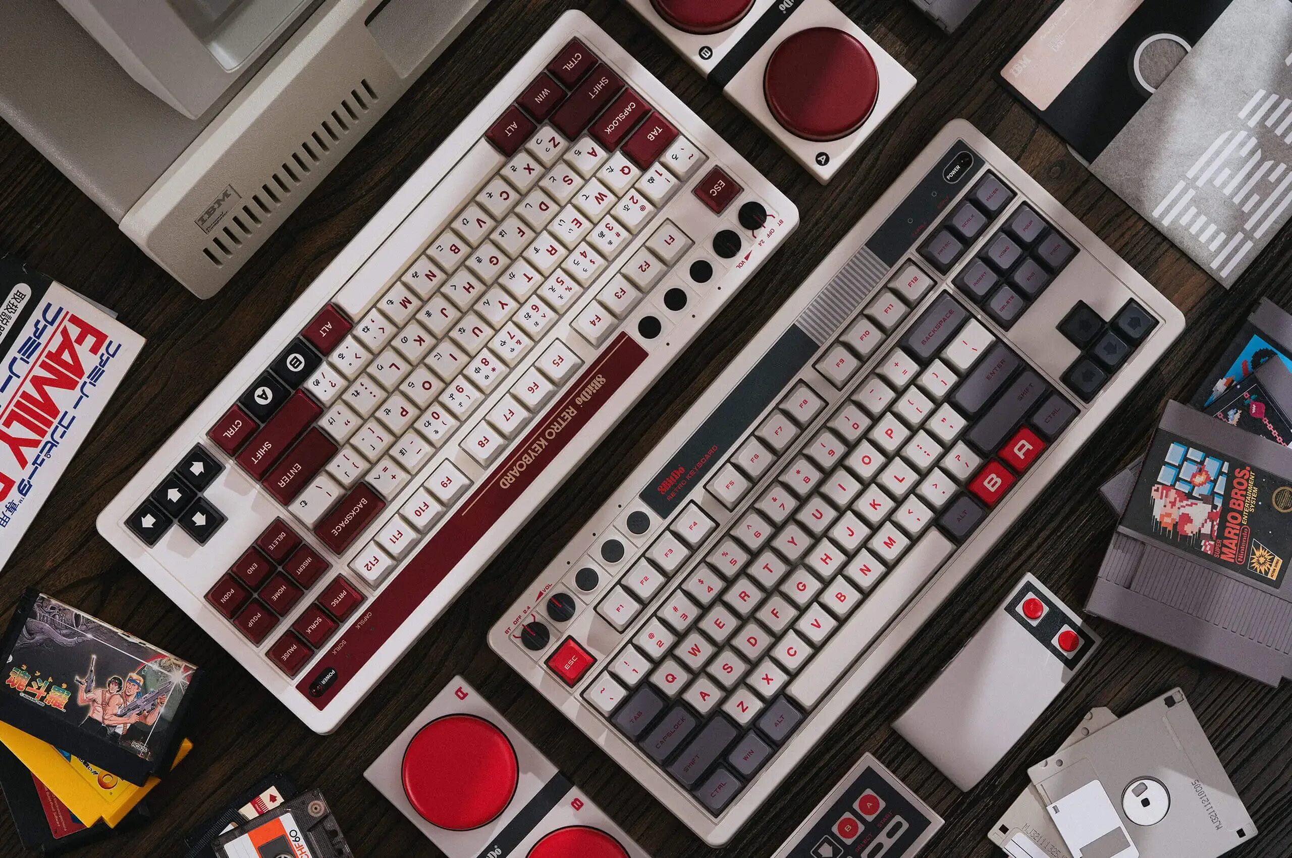 8bitdo retro mechanical keyboard n edition. Клавиатура 8bitdo retro mechanical. 8bttdo retro клавиатура. нинтендо с клавиатурой.