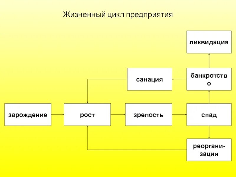 Жизненный цикл предприятия. Жизненный цикл предприятия реорганизация. Стадии предприятия. Организация как субъект хозяйствования.