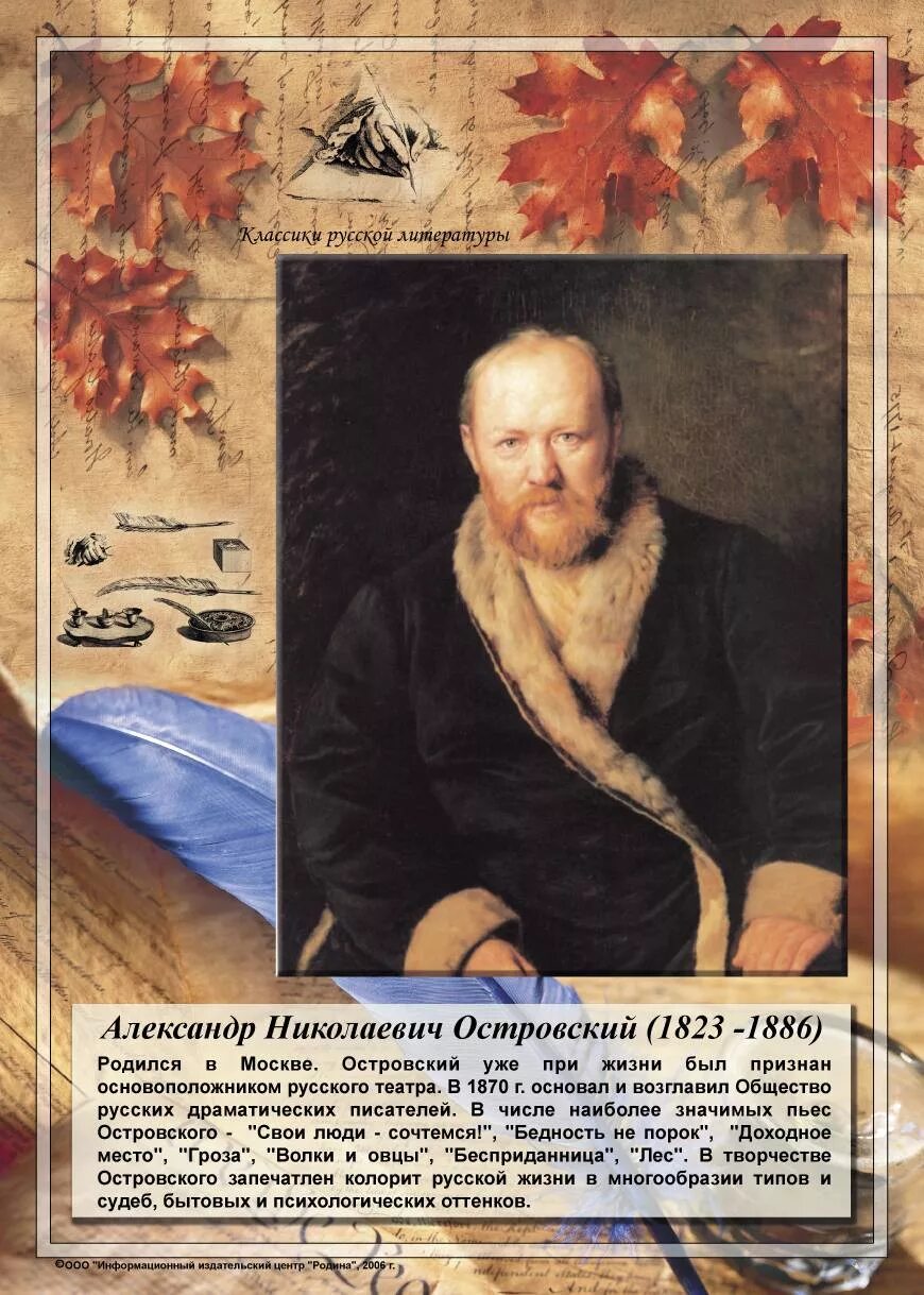 Писатели классики произведения. Портрет а.н.Островского 1823-1886. Портрет для класса русского писателя. Русские Писатели классики. Портреты классиков русской литературы.