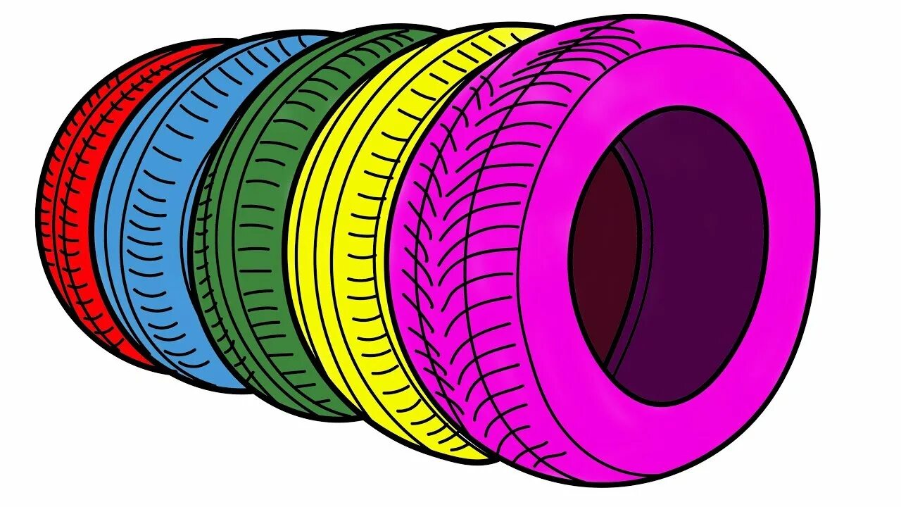 Рисование разноцветные колеса. Шина рисунок. Шина рисовать. Колесо рисунок. Веселые колеса 2
