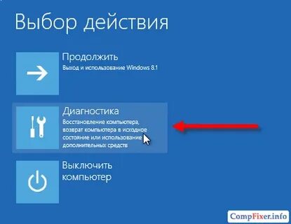 Выберите вернуть