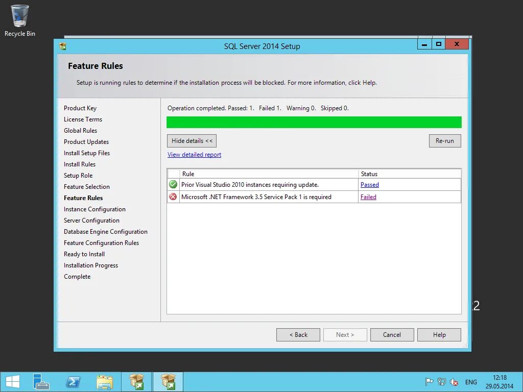 Framework 3.5 windows server 2012 r2. Windows server 2014.