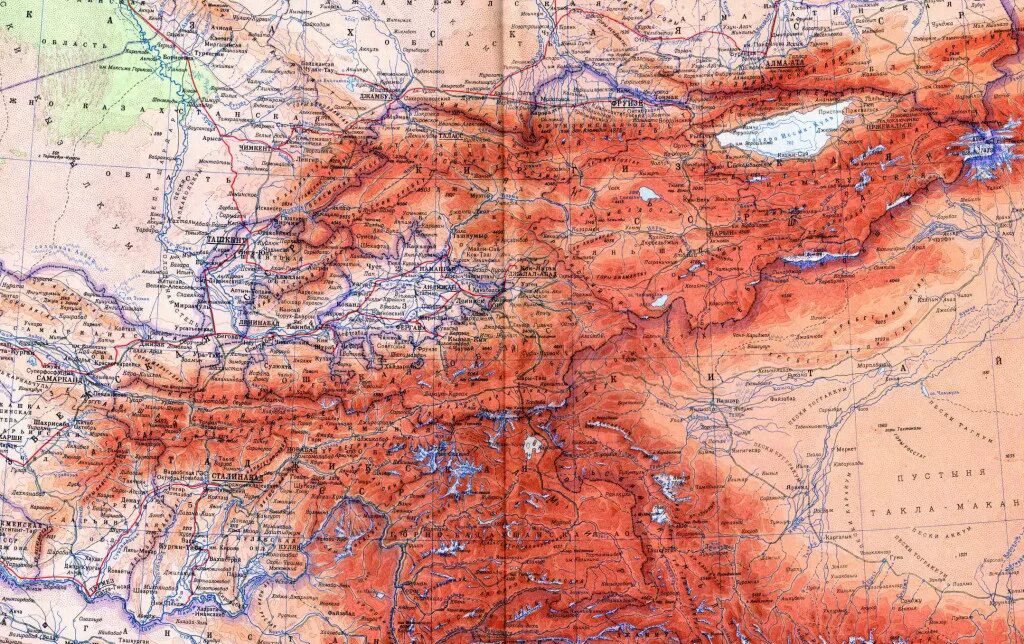 Рельеф средней азии. Карта Тянь Шань в средней Азии. Физическая карта средней Азии и Казахстана. Памир и Тянь Шань на карте. Физическая карта Казахстана центральной Азии.