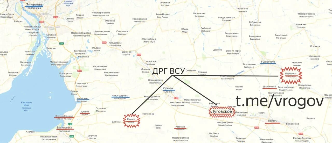 Ореховское направление Запорожской области. Ореховское направление Запорожской области на карте. Ореховское направление на карте. Орехово Запорожская область на карте Украины.