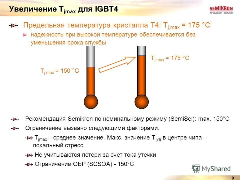 Увеличение т