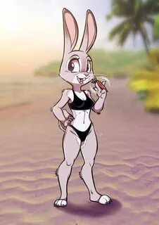 Judy at the beach by ParadoxJH on DeviantArt Zootopia Nick And Judy, Zootop...