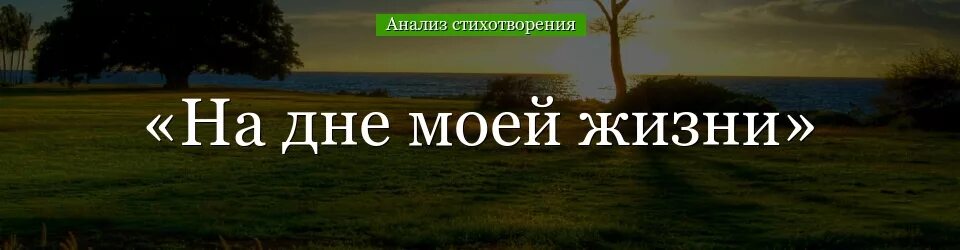 А т твардовский на дне моей жизни