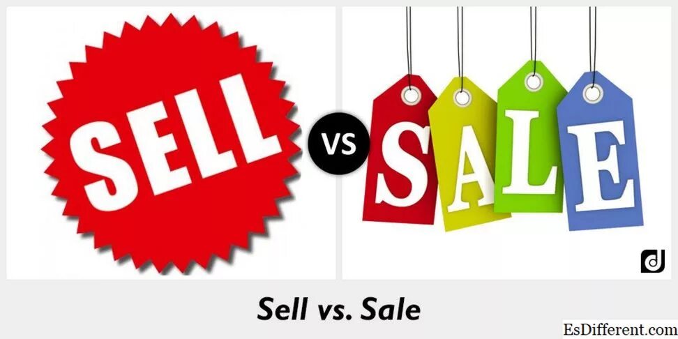 Sell. Sale. Sale or sell?. “Sell,” “selling,” “sale,” or “sold,.