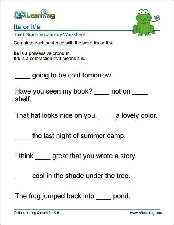 Its it's упражнения. Задания на its it's. Worksheet Words 3 класс English. Worksheet 3 класс английский. Write the sentences with contractions