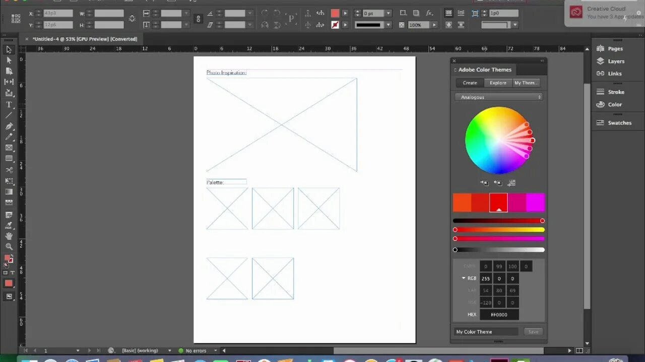 Пипетка цвета в индизайне. Палитра информация в индизайне. Swatches в индизайне. Indesign цвет. Палитра в indesign.