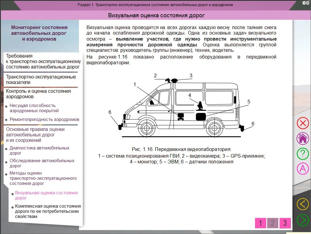 Оценка транспортно-эксплуатационного состояния дороги. Диагностика и оценка технического состояния автомобильных дорог. Оценка сооружений автомобильных дорог и аэродромов. Мониторинг состояния автомобильных дорог. Оценка качества дорог