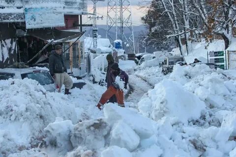 Heavy snowfalls