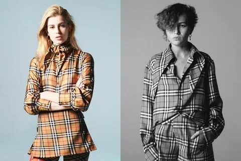 Коллаборации с burberry