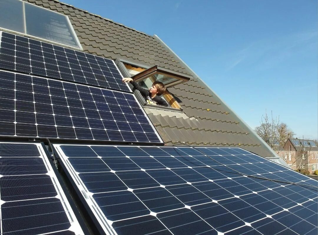 Using solar panel
