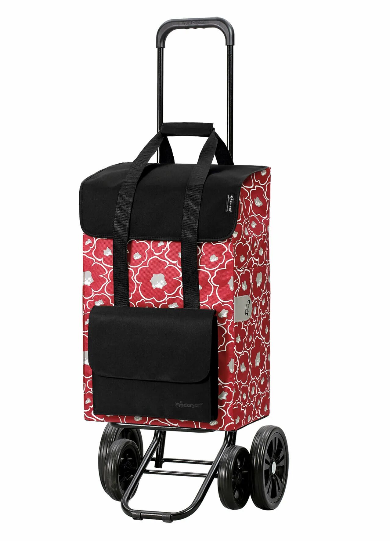 Сумка-тележка Andersen quattro Shopper. Сумка-тележка quattro Shopper, senta. Сумка-тележка алюминий арт т-879307. 8053481 Сумка тележка 4 колеса. Хозяйственная сумка с выдвижной ручкой