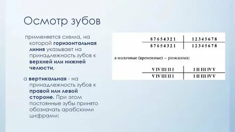 Что значит осмотр