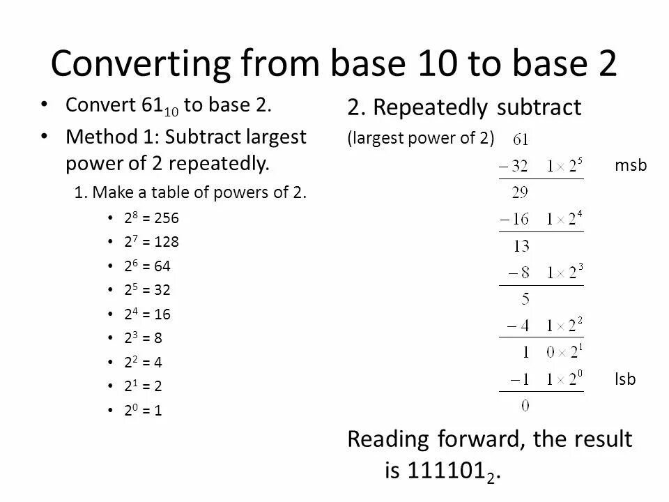 Conversion 2