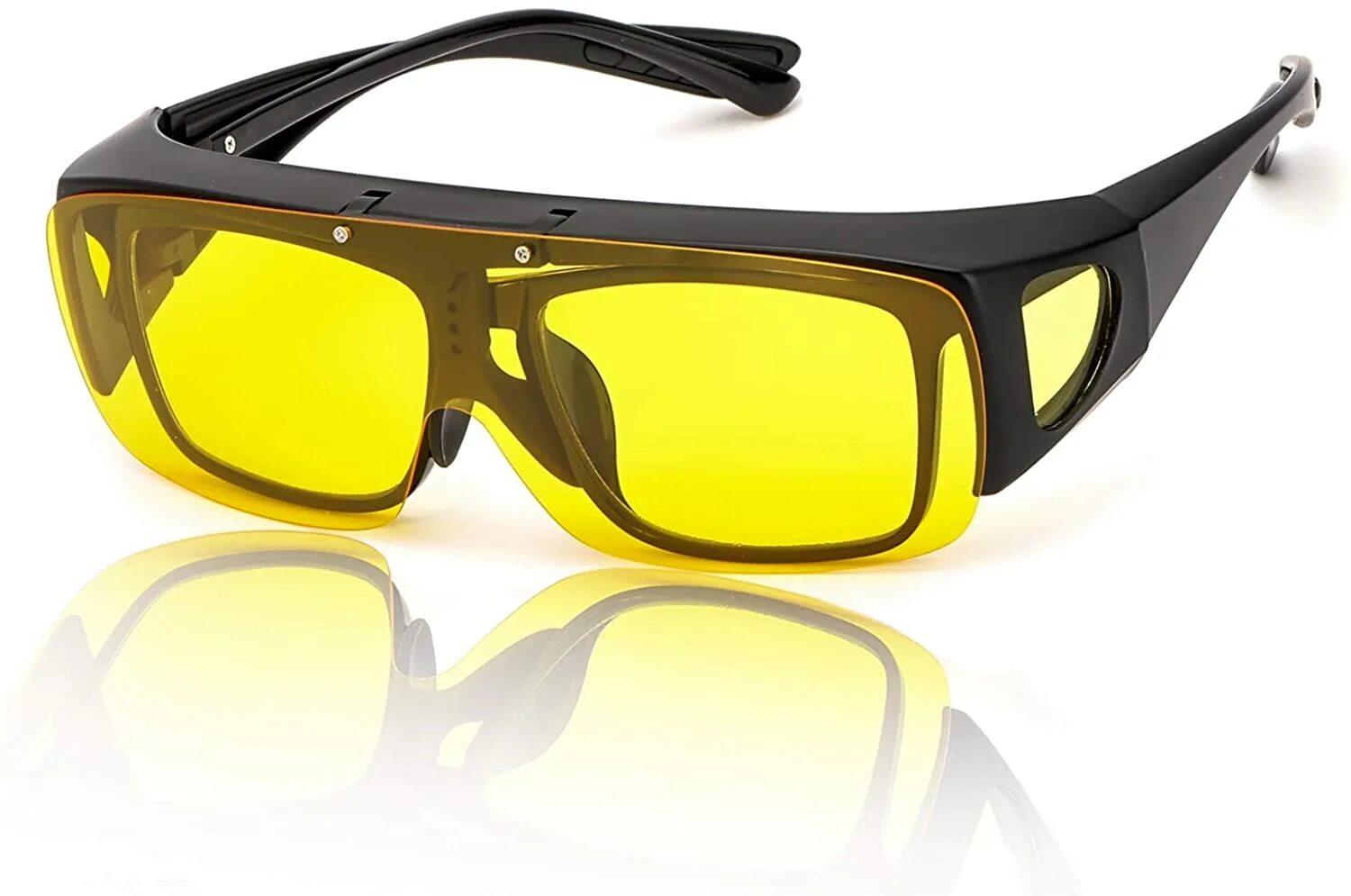 Очки вижен про. Utrax clear view vision uv protection wraparounds driving glasses sunglasses black yellow lens fits over eyeglasses. очки с линзами drivewear купить.