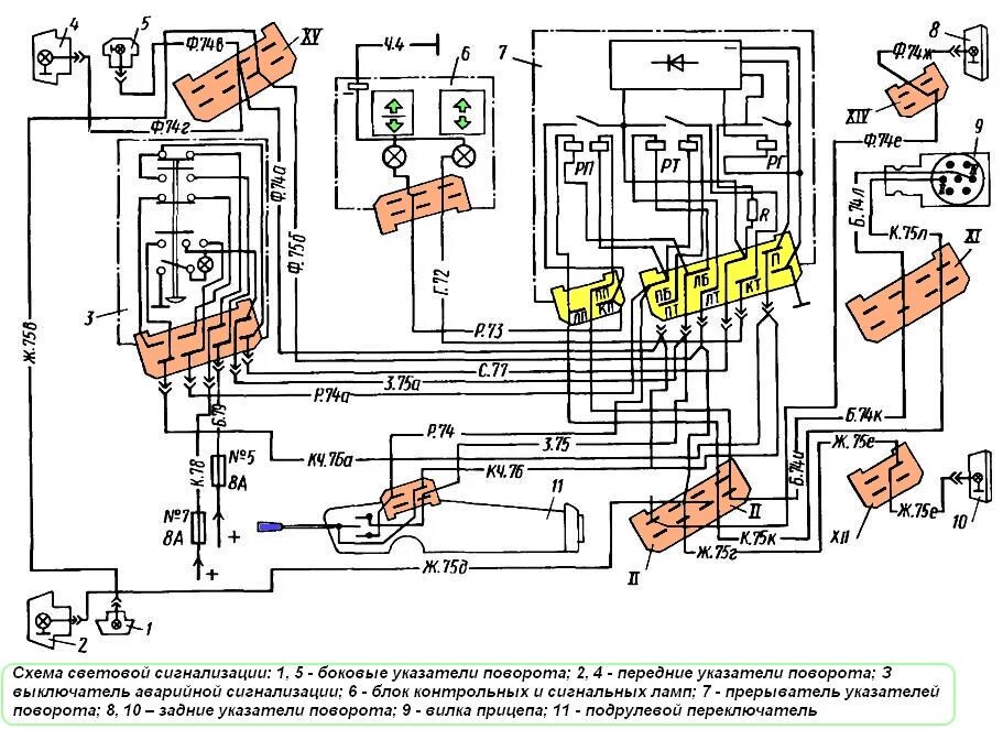 Схема включения поворотников МАЗ 5440. Реле аварийной сигнализации МАЗ 5336. Реле-прерыватель указателей поворотов рс951а. Схема реле поворотников КАМАЗ 4310.