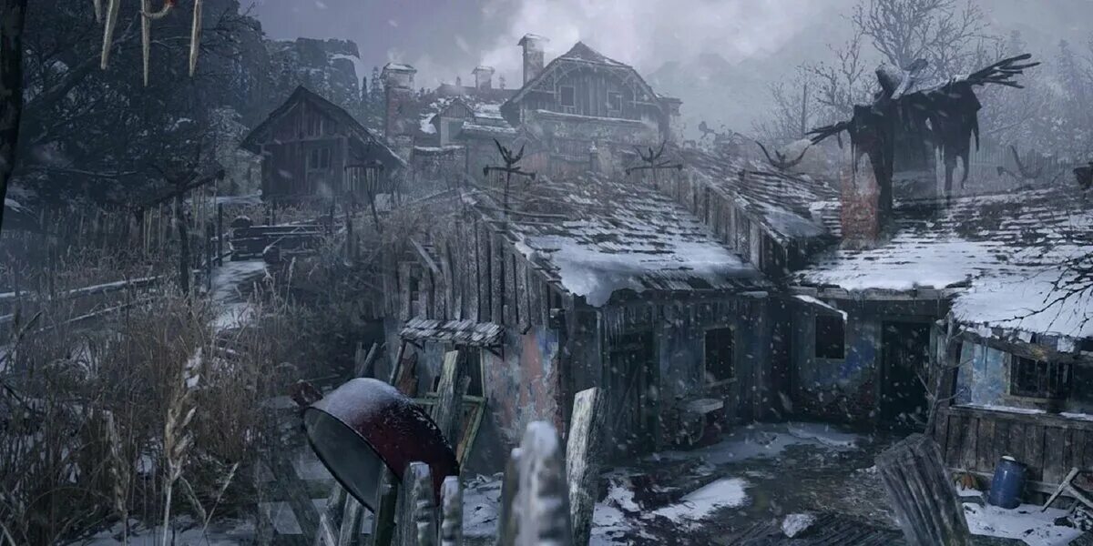 Resident evil 4 как пройти деревню. Резидент ивел деревня. resident evil village деревня. resident evil village геймплей. резидент ивел 8 деревня.