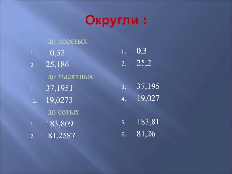 Округлить до десятой части. Округлить до десятых. До десятых до сотых. Округлить до десятых сотых. Округление до десятых сотых.