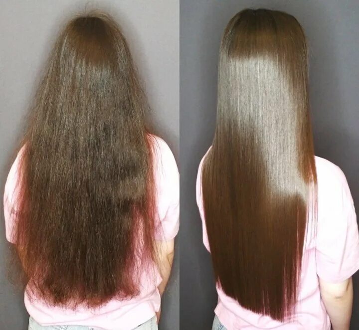кератиновое выпрямление волос. волосы после восстановления. кератин для волос. волосы до после. химическое выпрямление волос.