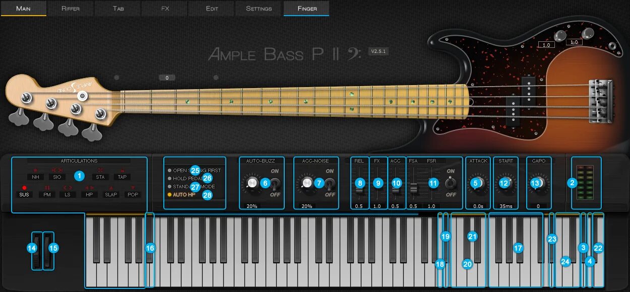 Ample guitar g. Ample sound - ample guitar m iii. ample bass p. ample guitar bass. ample sound precision bass.