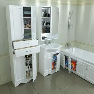 Санта шкаф для ванной