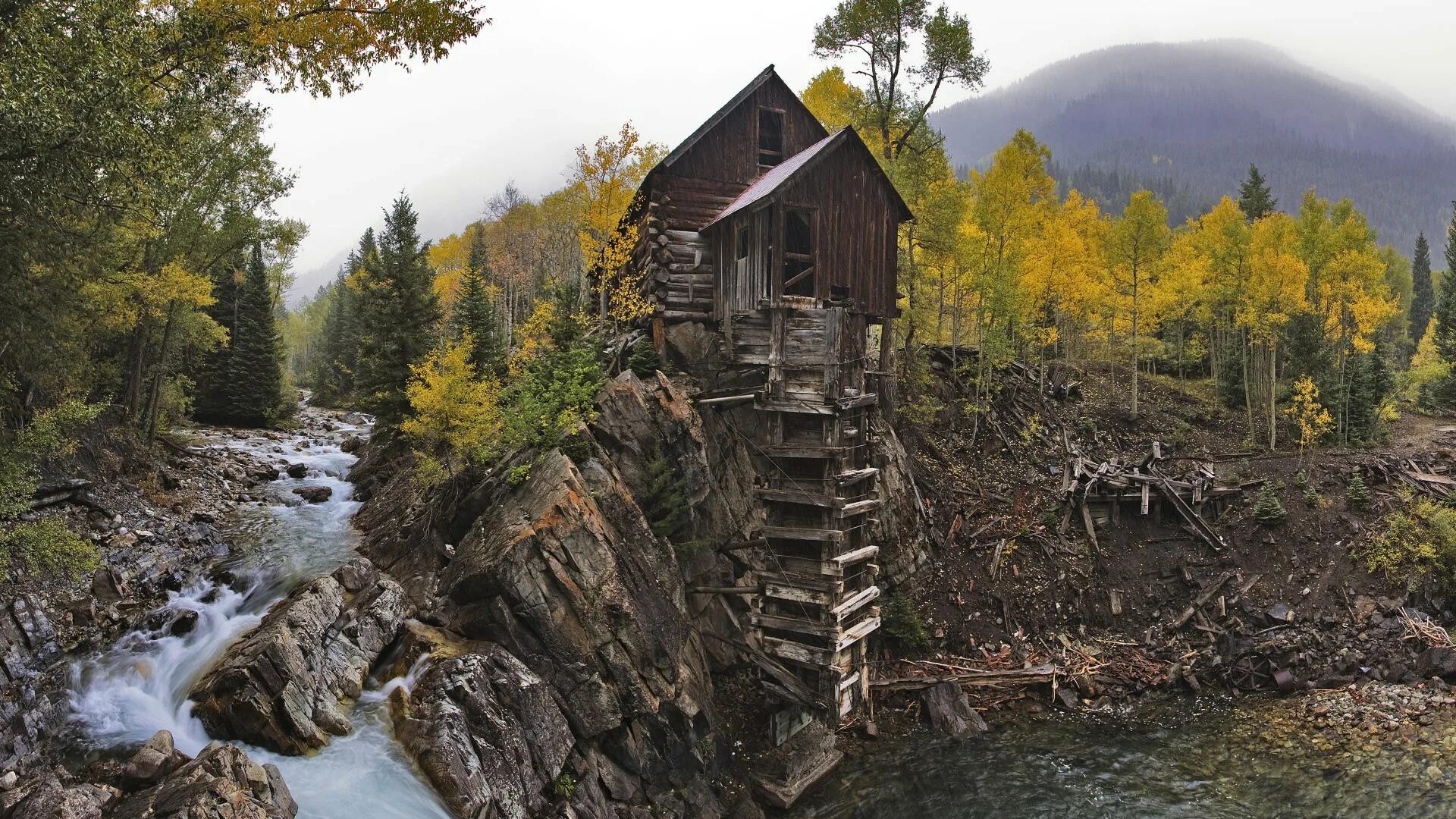 Таежная Заимка горный Алтай. Хижина гномов, Британская Колумбия. Баня Заимка лесника Белокуриха. Колорадо водяная мельница.