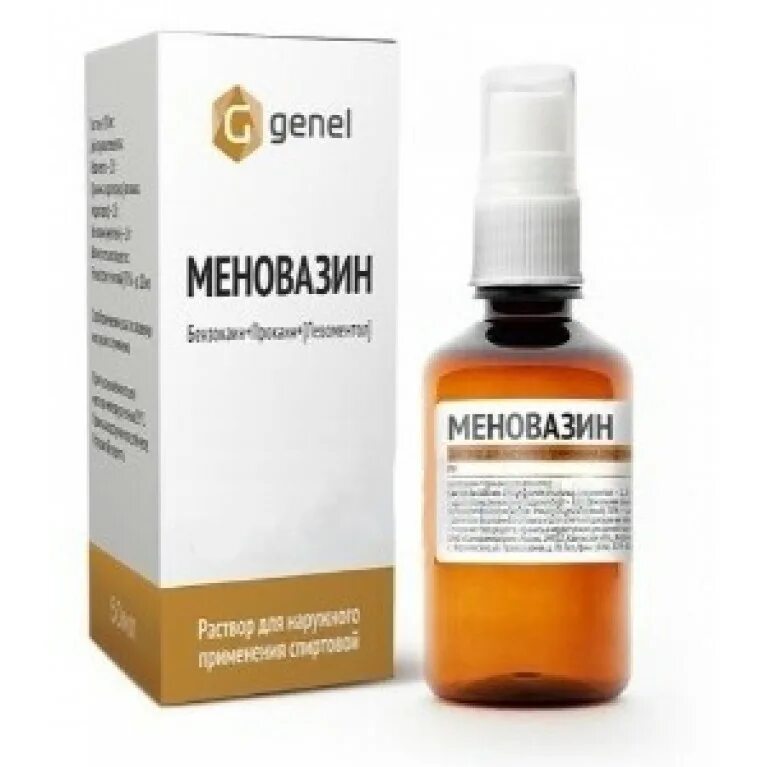 Что входит в состав меновазина