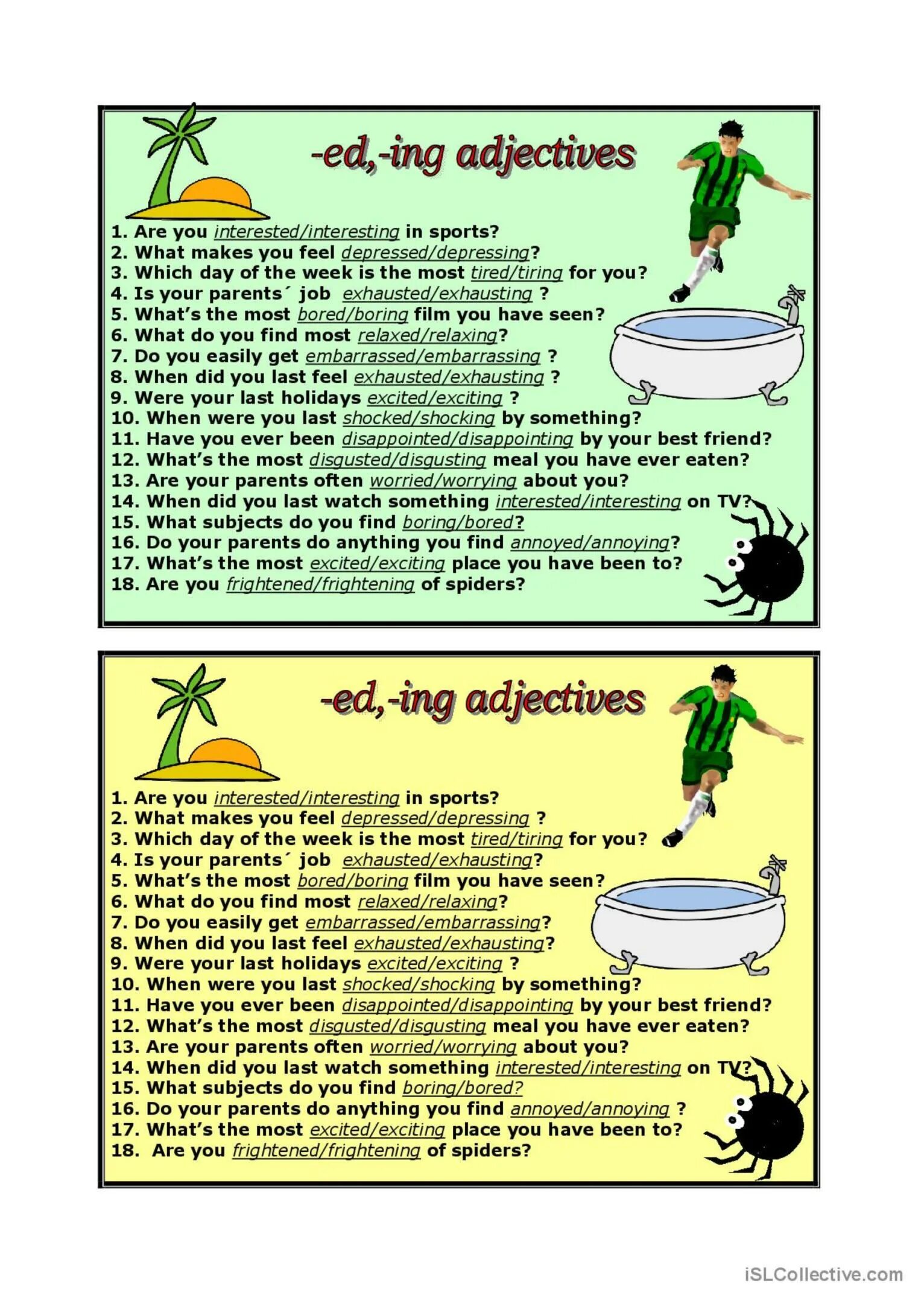 Participles worksheets. Прилагательные ed ing worksheets. прилагательные ed ing упражнения. ed ing adjectives speaking. ed ing adjectives worksheets.