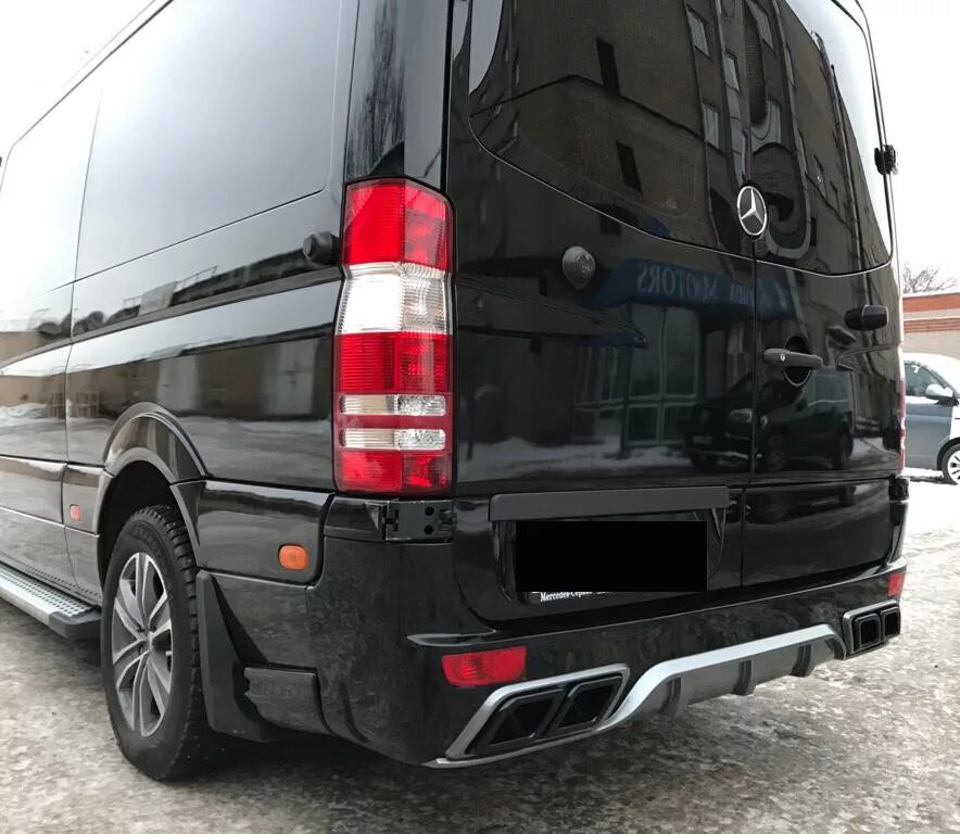 Купить бампер спринтера. Mercedes-Benz Sprinter w906. Mercedes Sprinter w906. Mercedes Benz Sprinter Tuning 906. Mercedes Benz Sprinter (906) задний бампер.