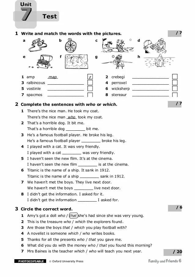 Unit 7 test ответы. Photocopiable tests по английскому. unit 7 test. photocopiable oxford university press ответы.