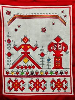 Чувашская вышивка и орнамент