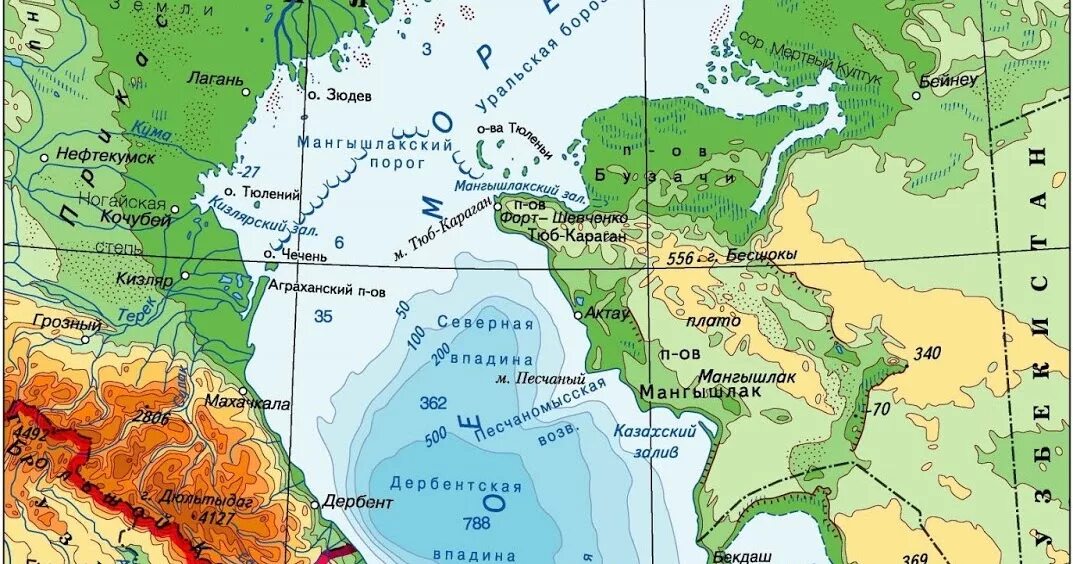 Западное побережье Каспийского моря на карте. Реки Каспийского моря на карте. Каспийский залив на карте. Территория Каспийского моря карта.