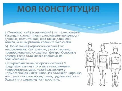 Какие могут быть особенности тела