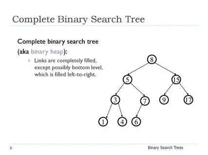 Search trees