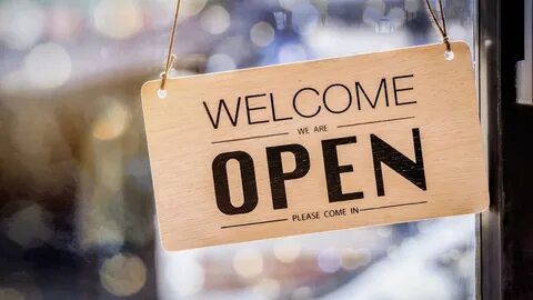 Our shop is open