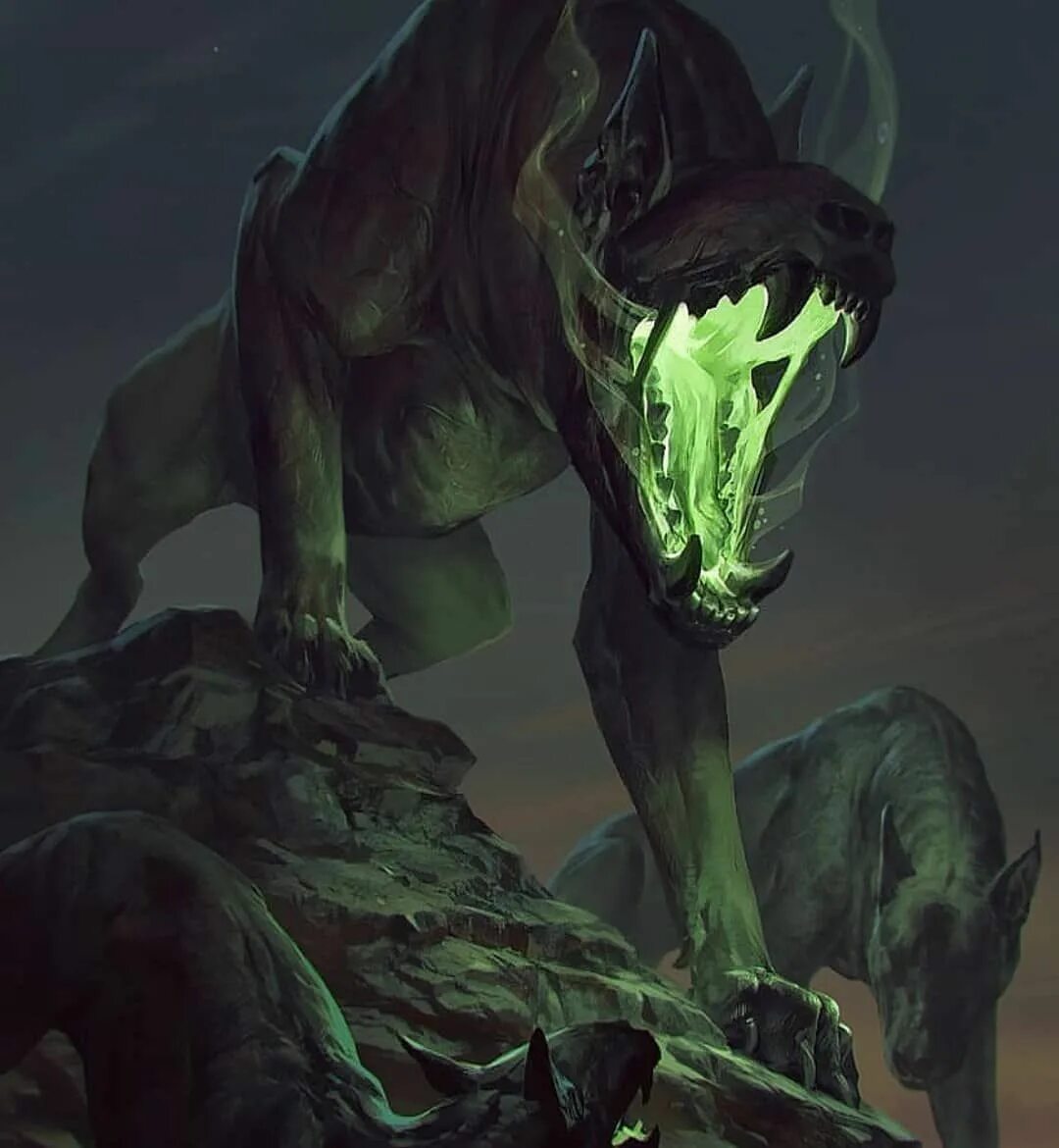 While the creature