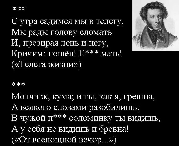 В чужой не видим и бревна. Матерные стихи. Матерные стишки. Матерные стихи Пушкина. Пушкин матерные стихи.