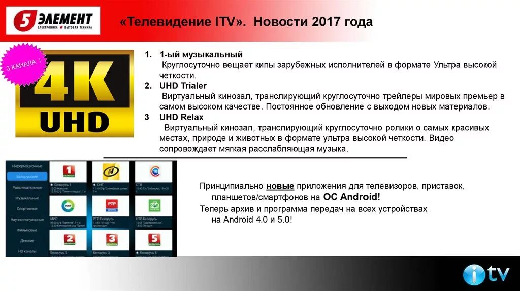 ITV В телевизоре. ITV презентация. Оборудование ITV. ITV В телевизоре каналы. Сайт каналу область