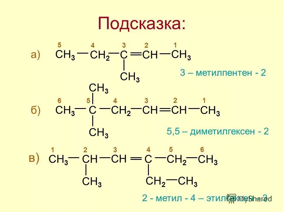 4 Метил 4 этилгексен 2.