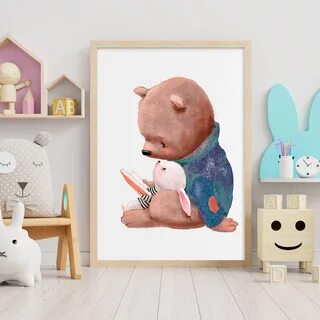 Постер медведь
